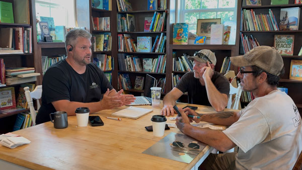 The Alliance team meets to discuss various home improvement projects